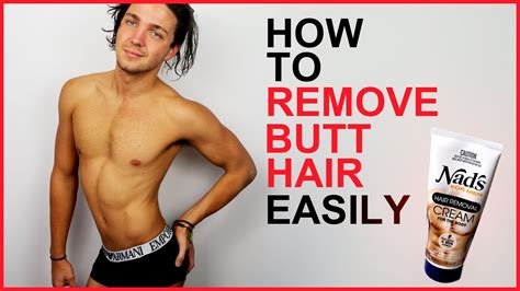 How To Remove Butt Hair Easily - Men's Grooming - YouTube