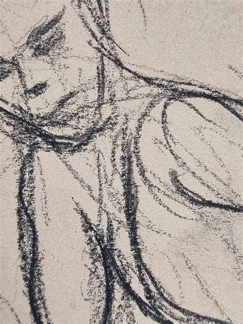 Original Drawing With Nude Group, Naked Men With Ball, Sketch With