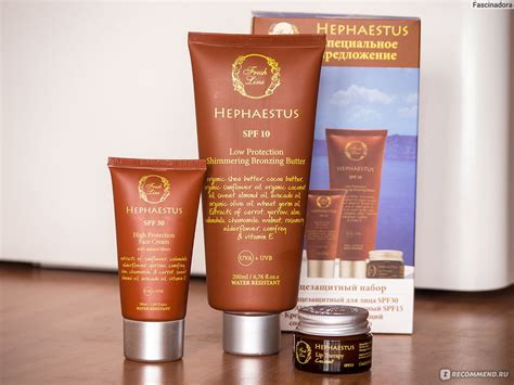 Солнцезащитное средство для лица Fresh Line Крем с СПФ 30 ...