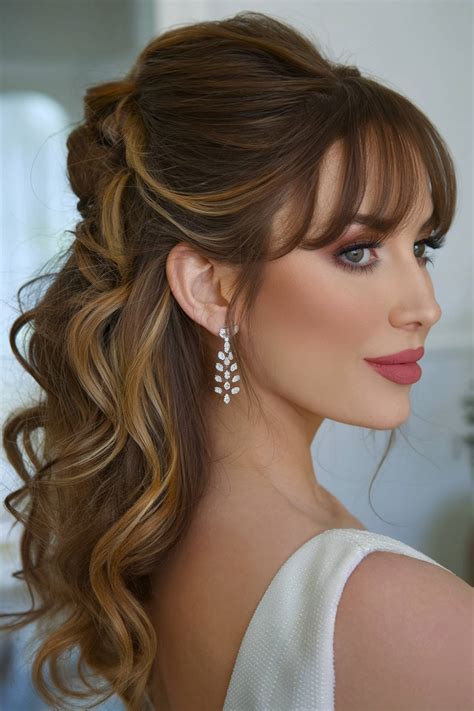 20 Elegant Half-Up Half-Down Hairstyles for Modern Brides