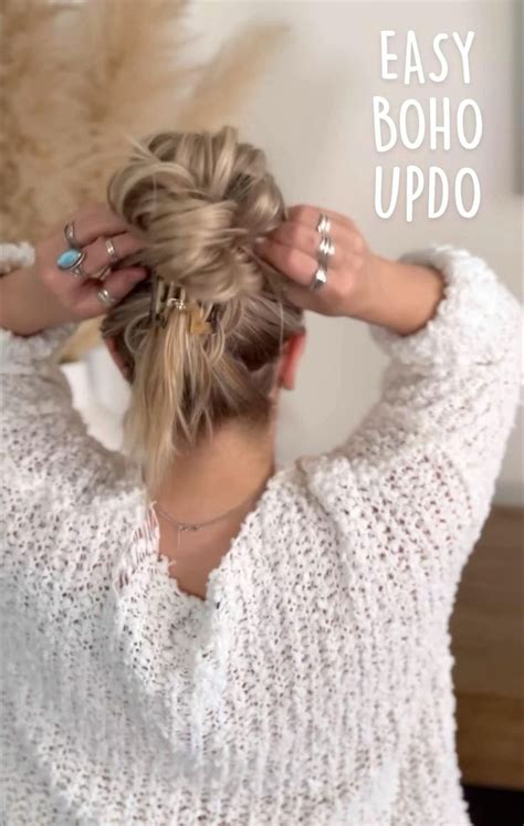 how to clip long hair up