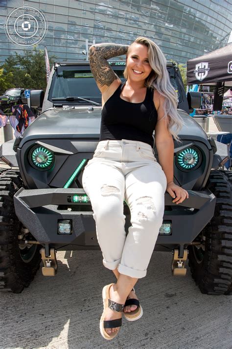 Super Bright Model and Lady Mechanic Chloe Yonker at 2022 Texas Summer