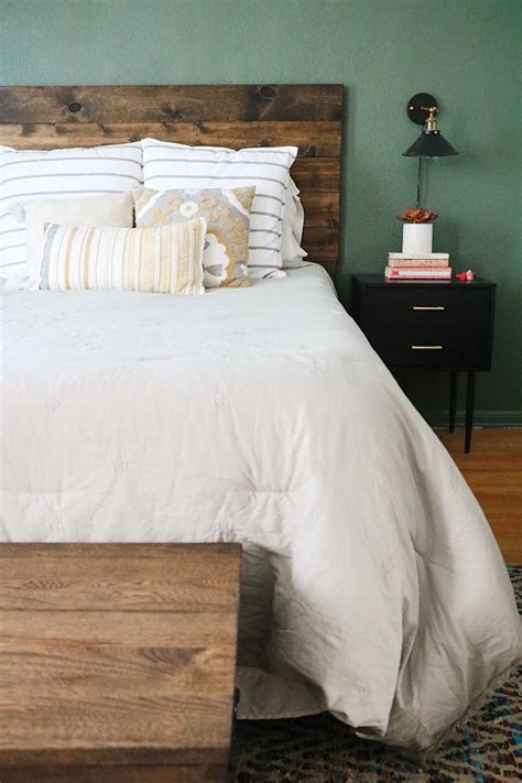 Green Accent Wall Primary Bedroom — DIY DARLING