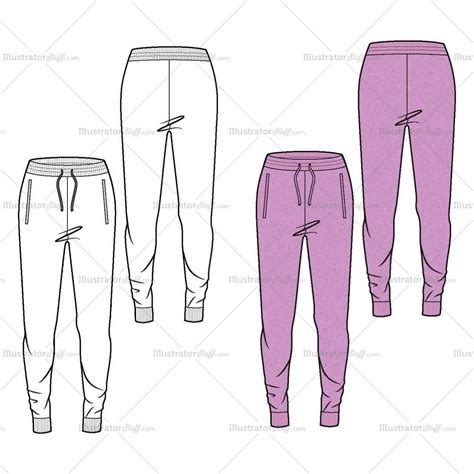 Free Fashion Flat Templates + Trim Pack - Courses & Free Tutorials on ...