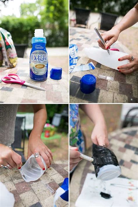 DIY Hanging Planters Made from Recycled Bottles