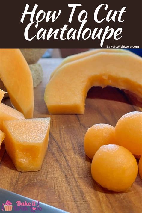 how to cut a cantaloupe 1