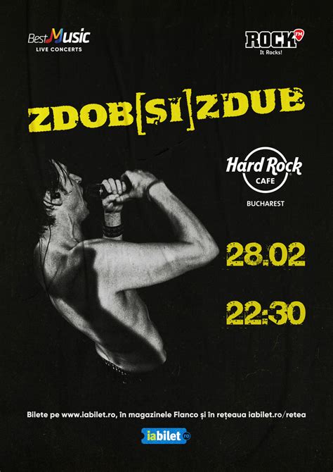 Bilete Concert Zdob si Zdub - 28 feb '20, ora 22:30 - Hard Rock Cafe