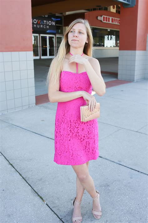 Feeling Flirty in Pink Lilly Pulitzer Dress - Central Florida Chic