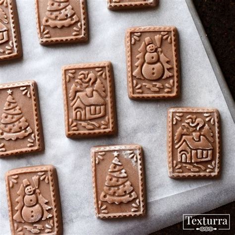 Пряничные доски и скалки с узорами Tекстурра