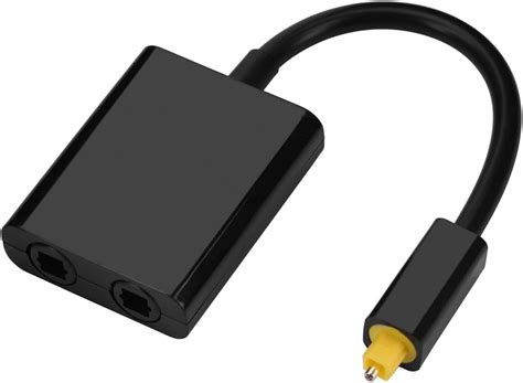 Amazon.com: Digital Optical Audio Cable, Aux Connectors Dual Port ...