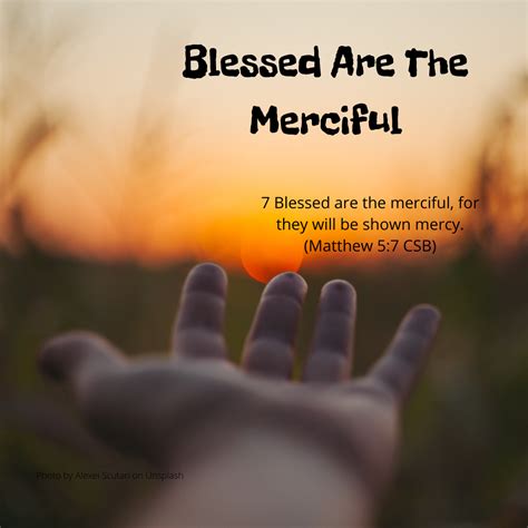 Blessed Are The Merciful – Rooted, Built, Established