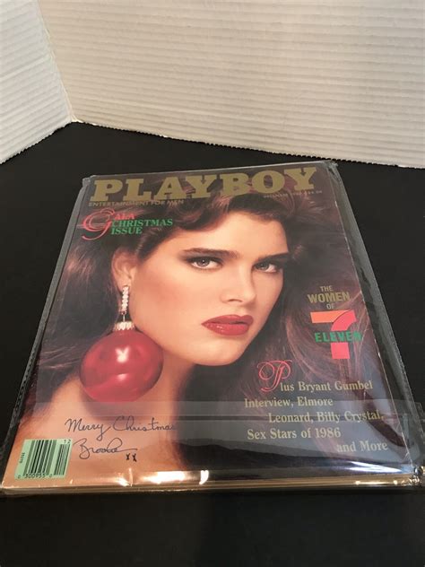 Playboy Magazine December 1986 BROOKE SHIELDS The Women Of 7 Eleven | eBay