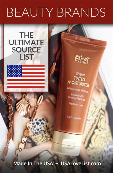 Made in USA Beauty Products: The Ultimate Source Guide • USA Love List