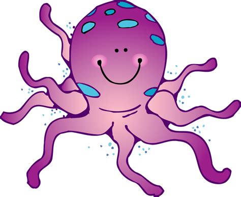 Cute Octopus Clipart Transparent HQ PNG Download | FreePNGimg