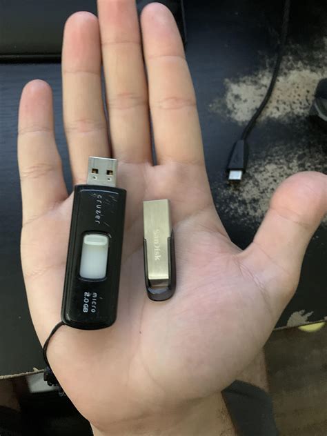 Size difference in this 2gb flash drive I’ve had for nearly a decade