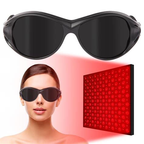 FreeMascot Red Light Therapy Glasses, Laser Safety Glasses IPL 200