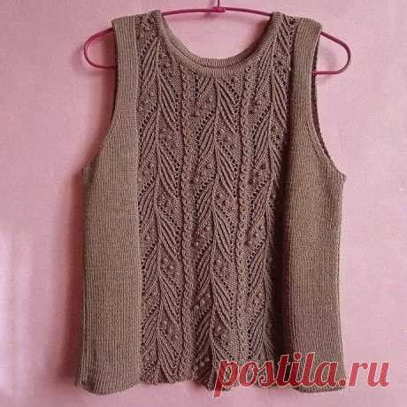 Красивые топы спицами