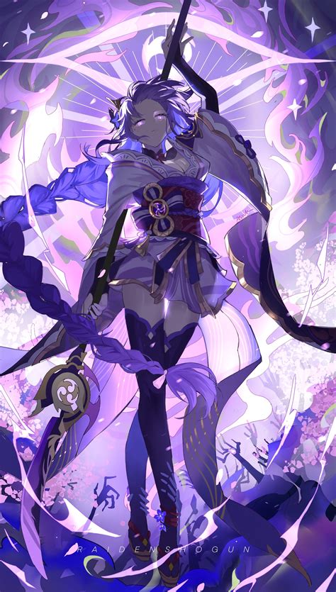 raiden shogun (genshin impact) drawn by tingyuanxinxinxinjixu | Danbooru
