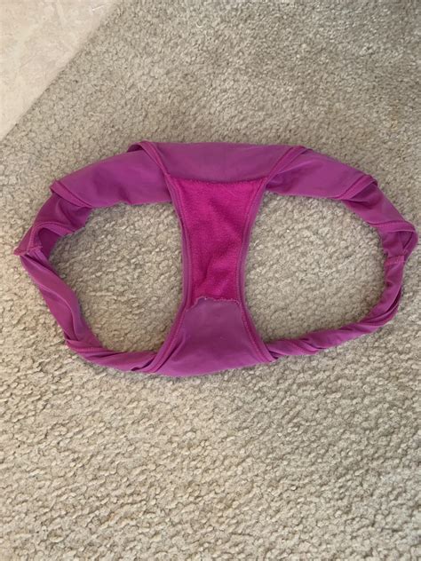 Wife left her panties on the floor before getting into the shower. Now