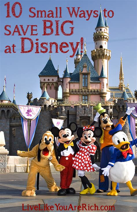 save money   disney vacation