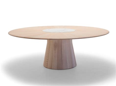 reverse wood table  andreu world design piergiorgio cazzaniga