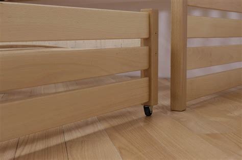 ᐉ Кровать односпальная деревянная Дрімка с выдвижным спальным местом ...