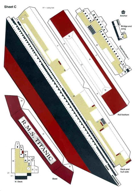 Titanic Paper Model To Print