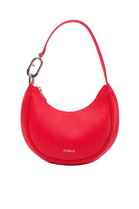 Furla женская сумка на плечо primavera со скидкой 50%, коралловый цвет ...