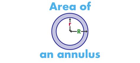 Area of an annulus - The Engineering Mindset