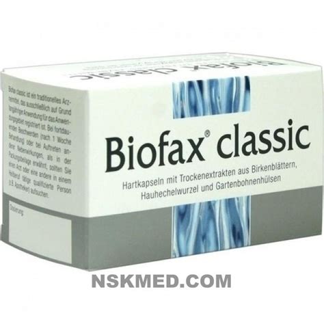 Биофакс Классик капсулы (BIOFAX classic Hartkapseln) 60 St купить в ...