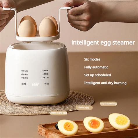 multifunctional automatic egg cooker boiler  steamer  soft