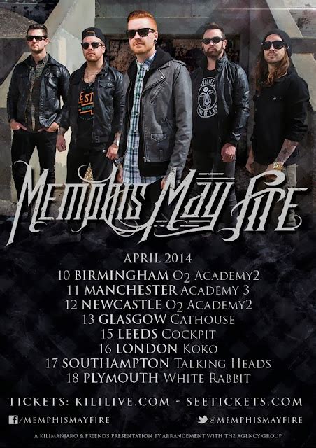 Est.1987: Memphis May Fire // 2014 Tour Announcement