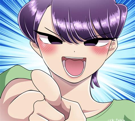 Shuuko pointing at us (Chapter 207) : r/Komi_san