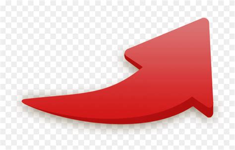 Красная Изогнутая Стрелка Png - FlyClipart