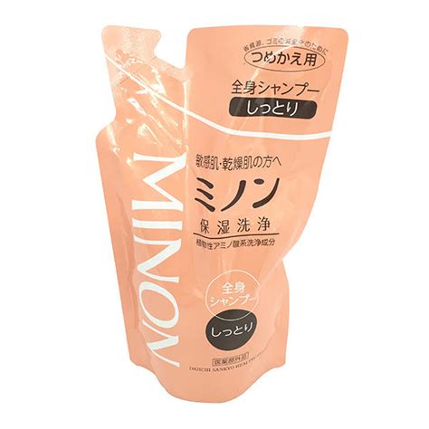 minon full body shampoo moist refill ml japan spread
