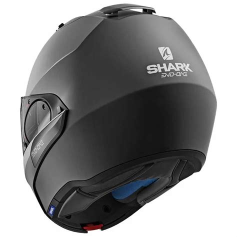 Shark Evo-One 2 Blank Modular Helmet Black | Motardinn