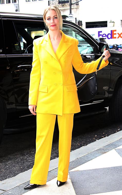 BETH BEHRS Arrivves at Live with Kelly & Ryan in New York 02/06/2023