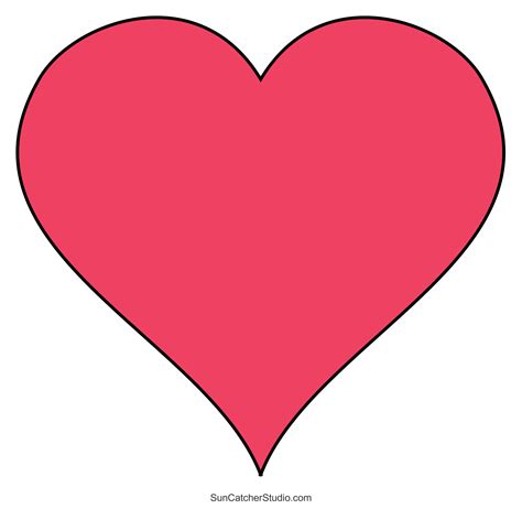 Heart Clipart Heart Graphic Heart Printable Instant Download