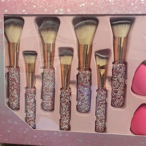 makeup glitz  glam makeup brushesbeauty set poshmark
