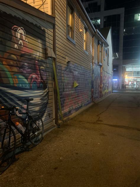 Download Ghetto Hood Graffiti Night Wall Wallpaper | Wallpapers.com