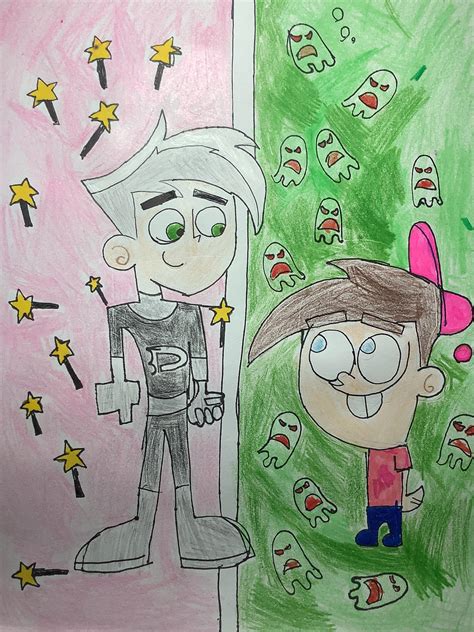 Timmy Turner and Danny Phantom by LilJahmir08 on DeviantArt