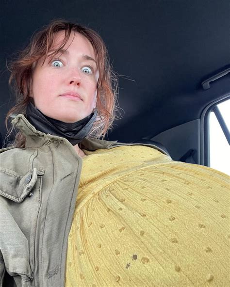 Ashley Johnson (as Anna from TLOU) belly expansion by bellypron on