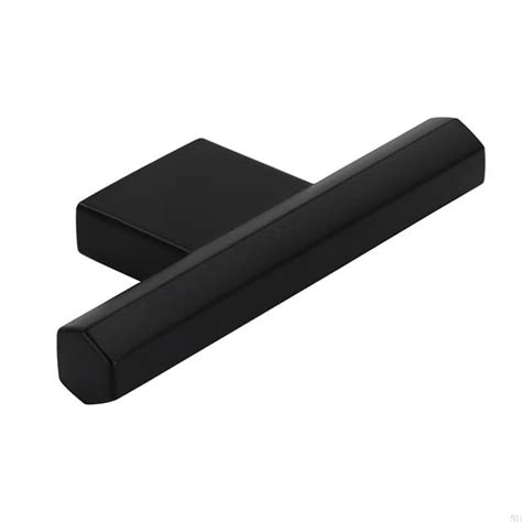 Gałka meblowa T-Bar 2571 16 Czarna Matowa - Skandynawskie Uchwyty