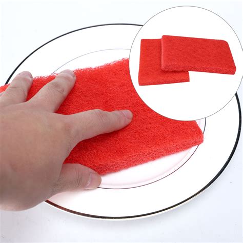 6"x4" Scouring Pad Non-Scratch Scouring Sponge Scrub Pads Cleaning Pads