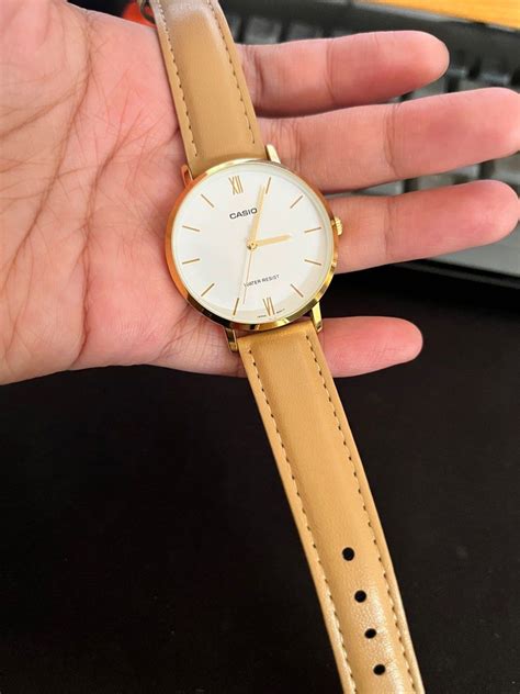 Casio Analog Leather Watch, Women's Fashion, Watches & Accessories ...