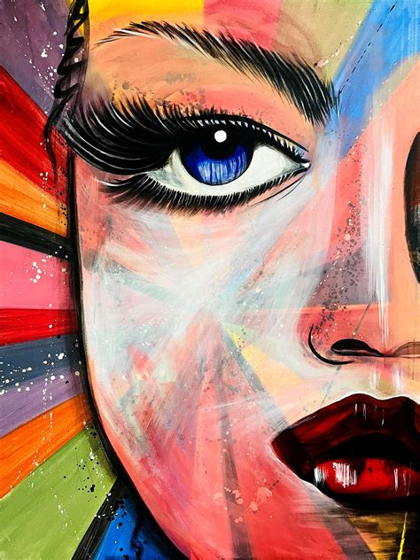 Rebellion - Acrylic Painting on Canvas | Exotic India Art