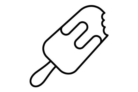 Popsicle Outline Icon Graphic by Maan Icons · Creative Fabrica