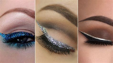 Glitter Eyeliner | आईलाइनर लगाने का आसान तरीका | Eye Makeup Kaise Kare