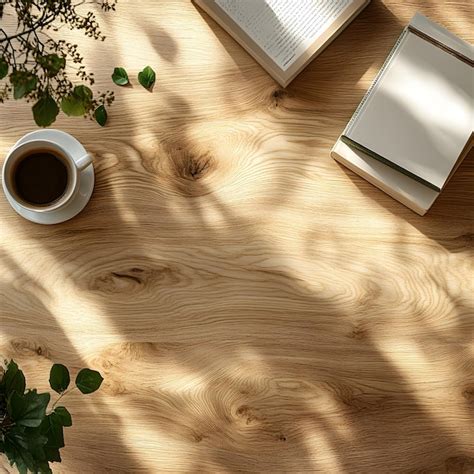 Coffee Break on Light Wood Surface | Premium AI-generated image