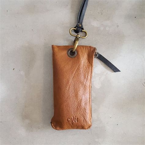 Cell Phone Purse Leather Phone Pouch Leather Goods - Etsy